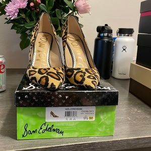 Sam Edelman Hazel Leopard Brahma print pump 9.5 M Women’s New, Never Worn